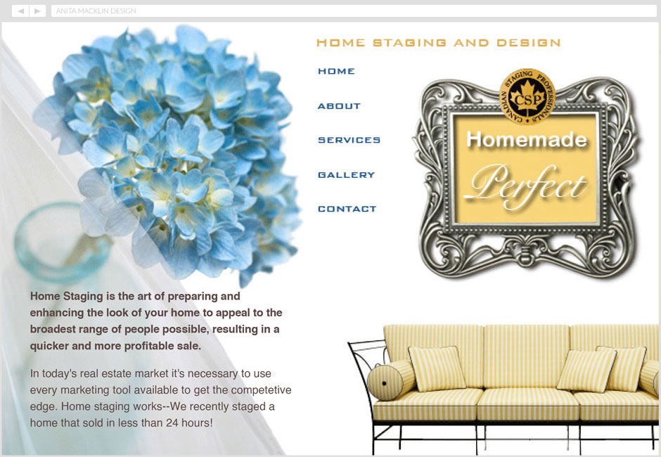 Homemade Perfect Home Staging Service